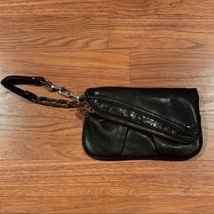Jennifer Lopez Black Wristlet Bag